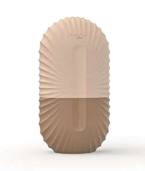 Beauty Supplies Facial Massage Ice Tray made of BPA-free silicone in beige with textured surface for skincare ice cubes